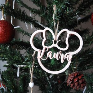 Adorno Minnie Mouse Personalizado